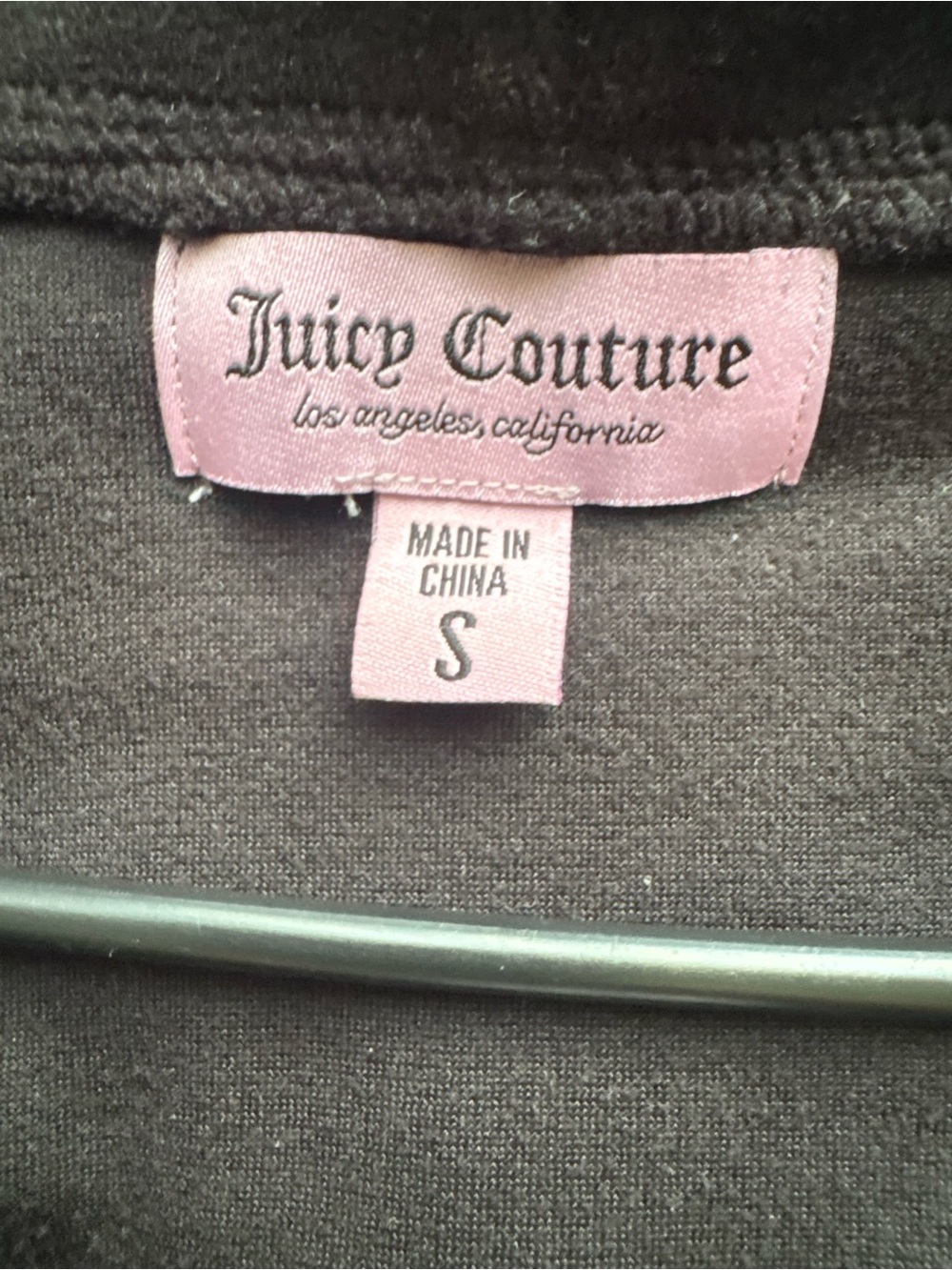 Juicy Couture Black Soarkly Two-Piece Set with Rhinestone Logo - Picture 3 of 4